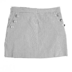 JCrew Navy seersucker skirt